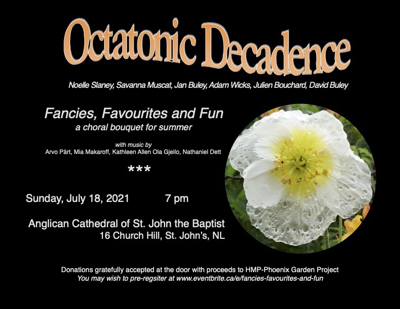 Octatonic Decadence July 18 Fancies Favourotes and Fun poster